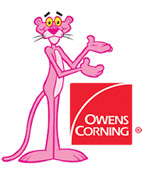 pink panther owens corning roof shingles roofing contractor DryTech Exteriors