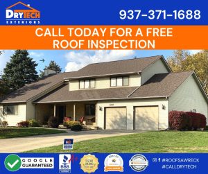 Call today for a free roof inspection banner