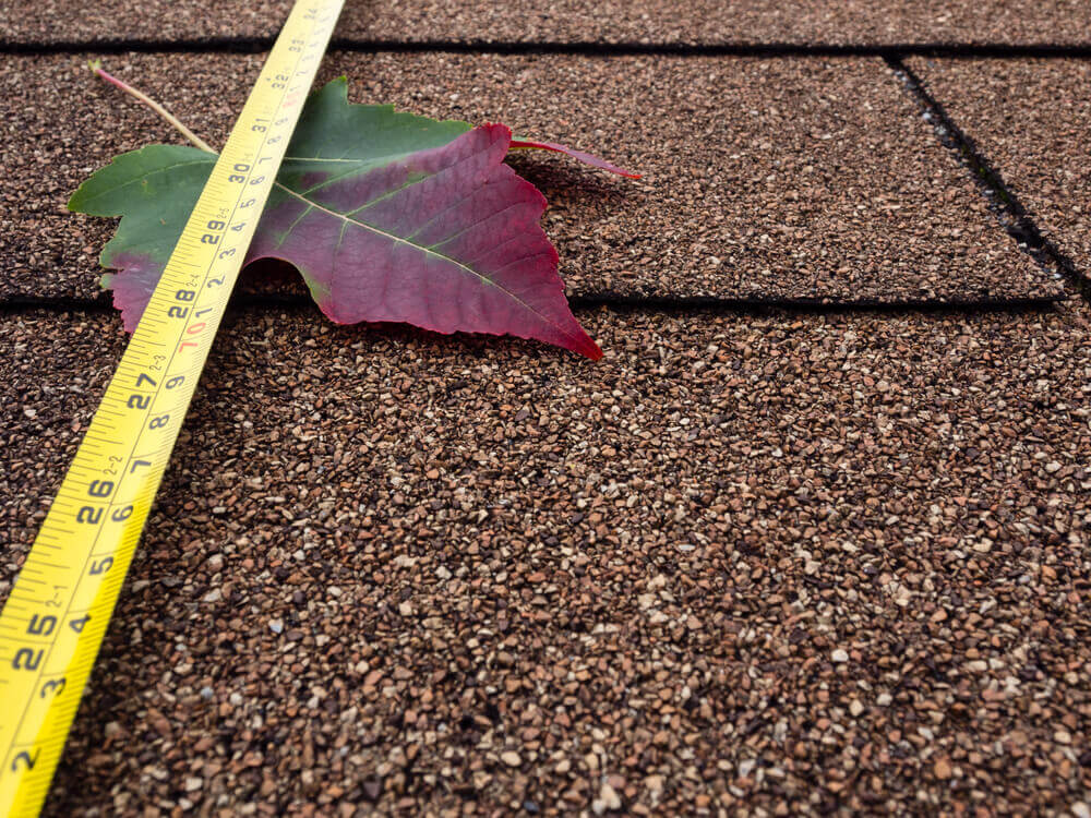 measure a roof for shingles