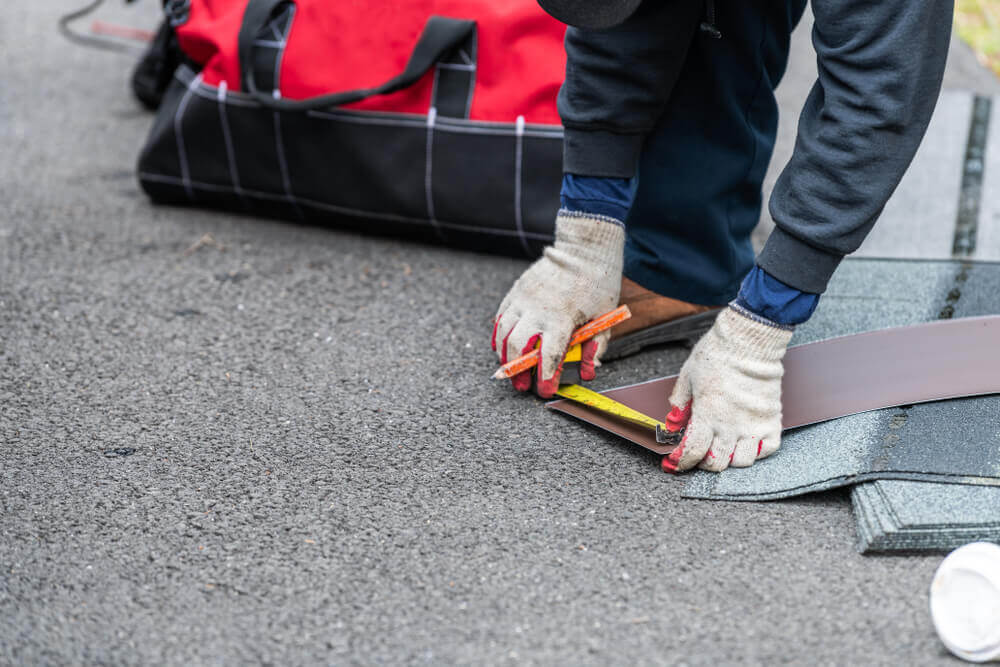 measure a roof for shingles