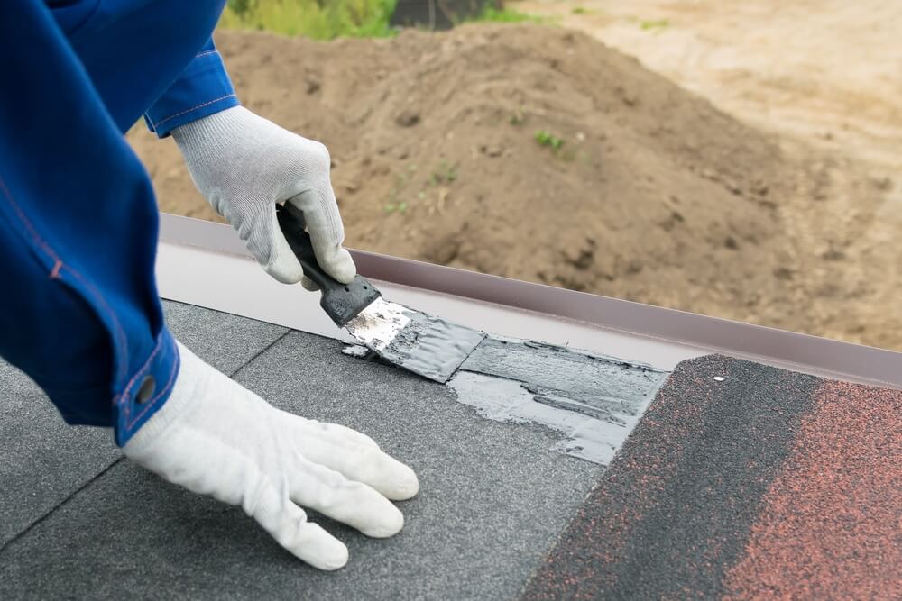 asphalt shingles to seal