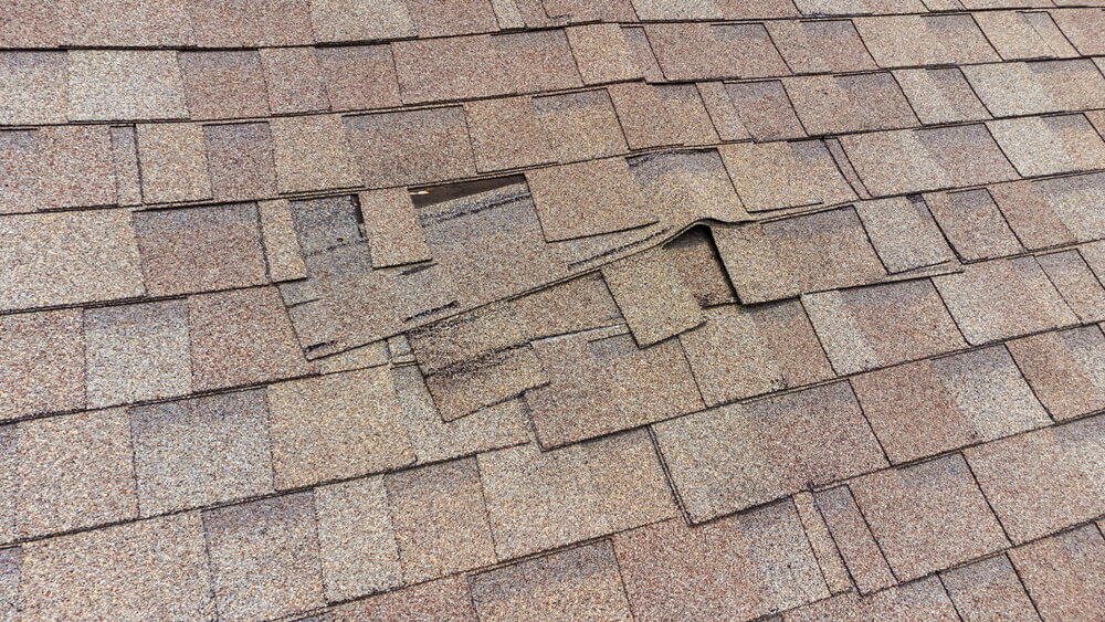 roof blistering vs. hail damage